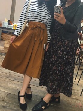 うたさん（レディース・156cm）の秋コーディネート