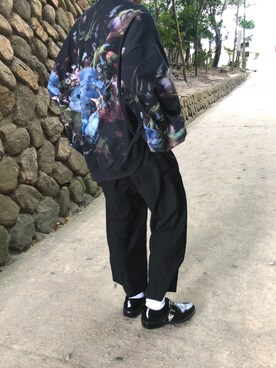 「LAD MUSICIAN（ラッドミュージシャン）のアイテム（スウェット）」を使った、はとさん（メンズ・167cm）の秋コーディネート