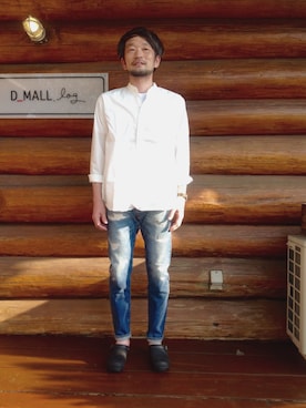 「dansko（ダンスコ）のアイテム」を使った、D_MALL児島さん（メンズ・172cm）の夏コーディネート
