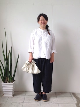 D_MALL児島さん（レディース・153cm）の夏コーディネート