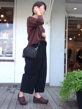 「dansko（ダンスコ）のアイテム」を使った、D_MALL児島さん（レディース・165cm）の夏コーディネート