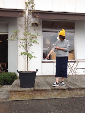 D_MALL児島さん（レディース・165cm）の秋コーディネート