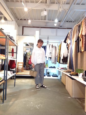 D_MALL児島さん（レディース・153cm）の夏コーディネート