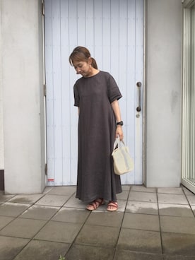 「MASTER&Co（マスターアンドコー）のアイテム」を使った、D_MALL児島さん（レディース・154cm）の夏コーディネート