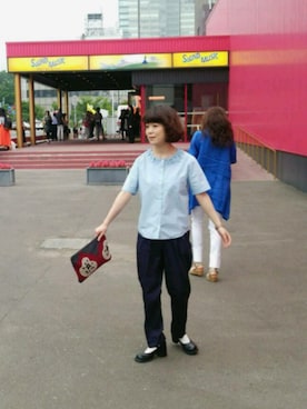 「jimi roos（ジミル―ス）のアイテム」を使った、ﾊﾙﾍﾟﾛさん（レディース・157cm）の夏コーディネート