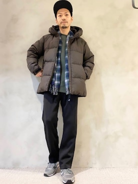 horiguchiさん（メンズ・172cm）の冬コーディネート