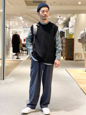 horiguchiさん（メンズ・172cm）の冬コーディネート