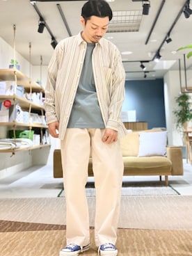 horiguchiさん（メンズ・172cm）の春コーディネート