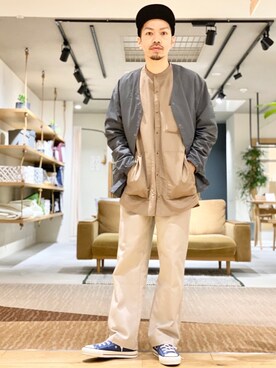 horiguchiさん（メンズ・172cm）の春コーディネート