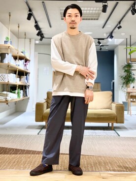 horiguchiさん(メンズ・172cm)の春コーディネート