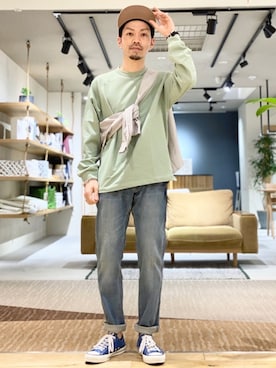 horiguchiさん（メンズ・172cm）の春コーディネート