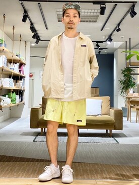 「patagonia」｜「アイテム（カバーオール）」を使った、horiguchiさん（メンズ・172cm）の春コーディネート