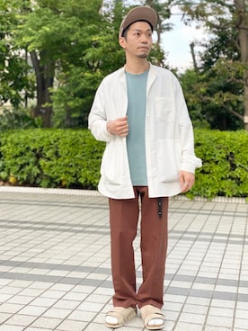 「アーバンリサーチ」｜「アイテム（レッグウェア）」を使った、horiguchiさん（メンズ・172cm）の春コーディネート