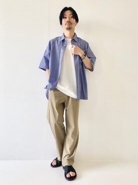 horiguchiさん（メンズ・172cm）の夏コーディネート