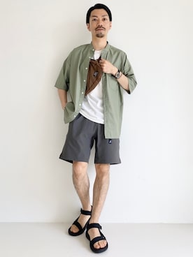 horiguchiさん（メンズ・172cm）の夏コーディネート