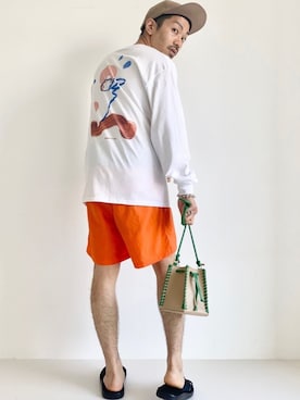 horiguchiさん（メンズ・172cm）の夏コーディネート