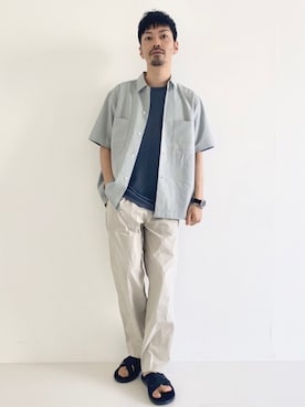 horiguchiさん（メンズ・172cm）の夏コーディネート