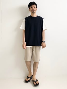 horiguchiさん（メンズ・172cm）の夏コーディネート