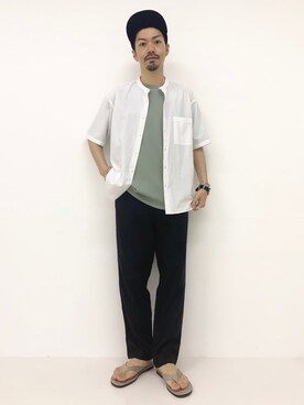 horiguchiさん（メンズ・172cm）の夏コーディネート