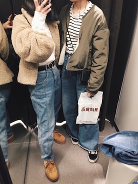 Nさん（レディース・148cm）の冬コーディネート