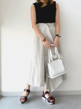 Yuka さん（レディース・152cm）の夏コーディネート