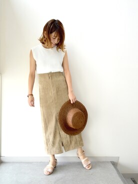 Yuka さん（レディース・153cm）の夏コーディネート