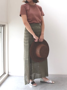 Yuka さん（レディース・153cm）の夏コーディネート