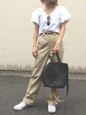 Yuka さん（レディース・153cm）の夏コーディネート