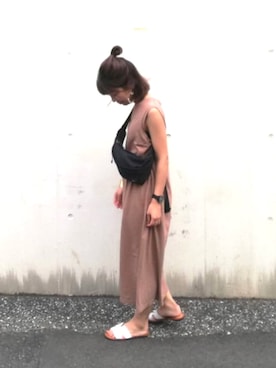 「CONVERSE TOKYO（コンバーストウキョウ）のアイテム（腕時計）」を使った、Yuka さん（レディース・152cm）の夏コーディネート