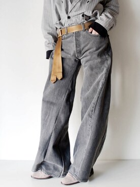 「BLESS（ブレス）のアイテム（ジャケット/アウター）」を使った、excube.STYLESさん（メンズ・177cm）の冬コーディネート