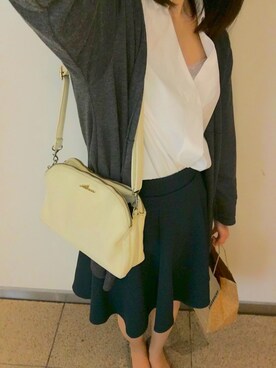 「ARROW（アロー）のアイテム（スカート）」を使った、千-Sen-さん（レディース・162cm）の春コーディネート