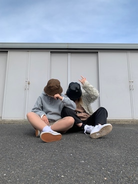 「AZUL by moussy（アズールバイマウジー）のアイテム（ジャケット/アウター）」を使った、mihoさん（レディース・152cm）の春コーディネート