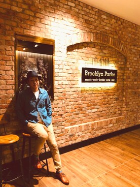 「BEAMS（ビームス）のアイテム（その他シューズ）」を使った、88さん（メンズ・173cm）の冬コーディネート