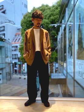 「ブラウン×ブラック」｜yutasuzukiさん（メンズ・176cm）の春コーディネート