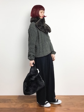 チョコビさん(レディース・154cm)の冬コーディネート