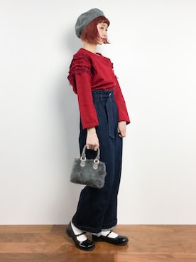 チョコビさん(レディース・154cm)の冬コーディネート