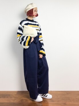 「ファークラッチ」｜チョコビさん（レディース・154cm）の冬コーディネート