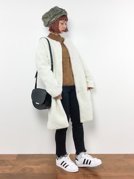 「AIC.（エーアイシー）のアイテム」を使った、チョコビさん（レディース・154cm）の冬コーディネート