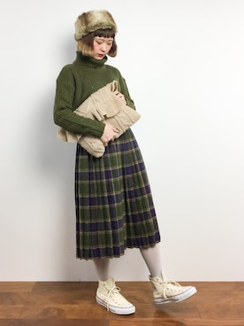 チョコビさん（レディース・154cm）の冬コーディネート