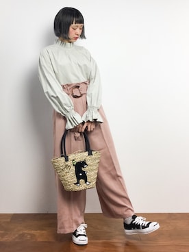 「Myalka（ミャルカ）のアイテム」を使った、チョコビさん（レディース・154cm）の冬コーディネート