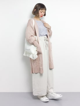 「Cocoonist（コクーニスト）のアイテム」を使った、チョコビさん（レディース・154cm）の春コーディネート