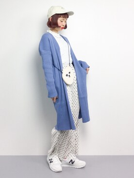 「SHIPS（シップス）のChampion(チャンピオン): SHIPS AUTHENTIC PRODUCTS 別注 LOWキャップ■（キャップ）」を使った、チョコビさん（レディース・154cm）の春コーディネート