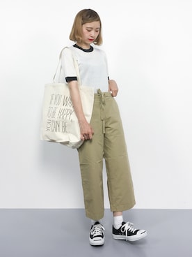 「SHIPS Days（シップスデイズ）のアイテム」を使った、チョコビさん（レディース・154cm）の夏コーディネート