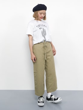 「SHIPS Days（シップスデイズ）のアイテム」を使った、チョコビさん（レディース・154cm）の夏コーディネート