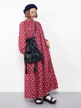 「NATURAL BEAUTY BASIC（ナチュラルビューティーベーシック）のアイテム」を使った、チョコビさん（レディース・154cm）の夏コーディネート