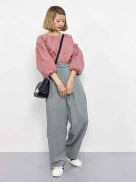 「rps（アールピーエス）のアイテム（その他トップス）」を使った、チョコビさん（レディース・154cm）の秋コーディネート