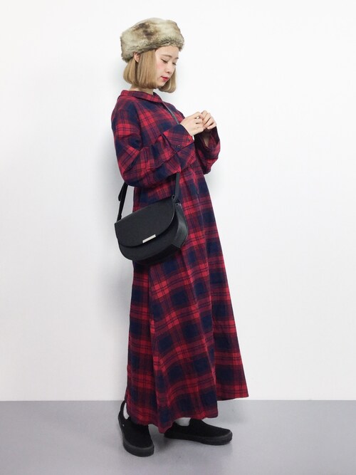 チョコビ Zozotown W Closetのシャツワンピースを使ったコーディネート Wear