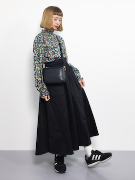 「青文字系」｜チョコビさん（レディース・154cm）の秋コーディネート