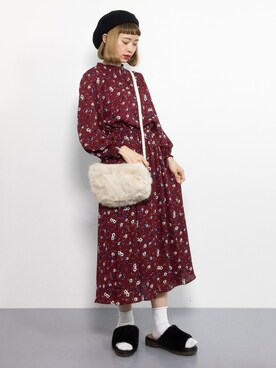 「sankyo shokai（サンキョウショウカイ）のアイテム」を使った、チョコビさん（レディース・154cm）の秋コーディネート
