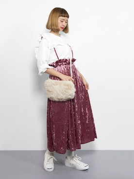 「sankyo shokai（サンキョウショウカイ）のアイテム」を使った、チョコビさん（レディース・154cm）の秋コーディネート